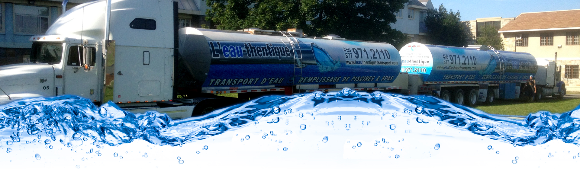 Transport d'eau, résidentiel, entreprises L'Eauthentique transport